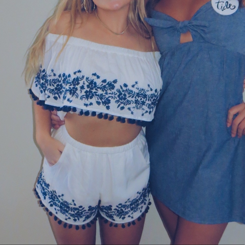 Show Me Your MuMu Short and Off The Shoulder Set